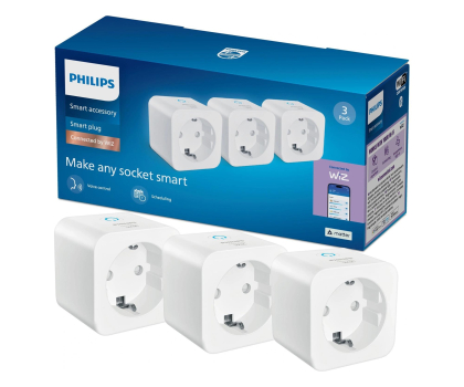 Gniazdko inteligentne Philips Smart inteligentne gniazdko typ F 3 szt.